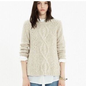 Madewell Firelight Marled Pullover Sweater - Size M - EUC!